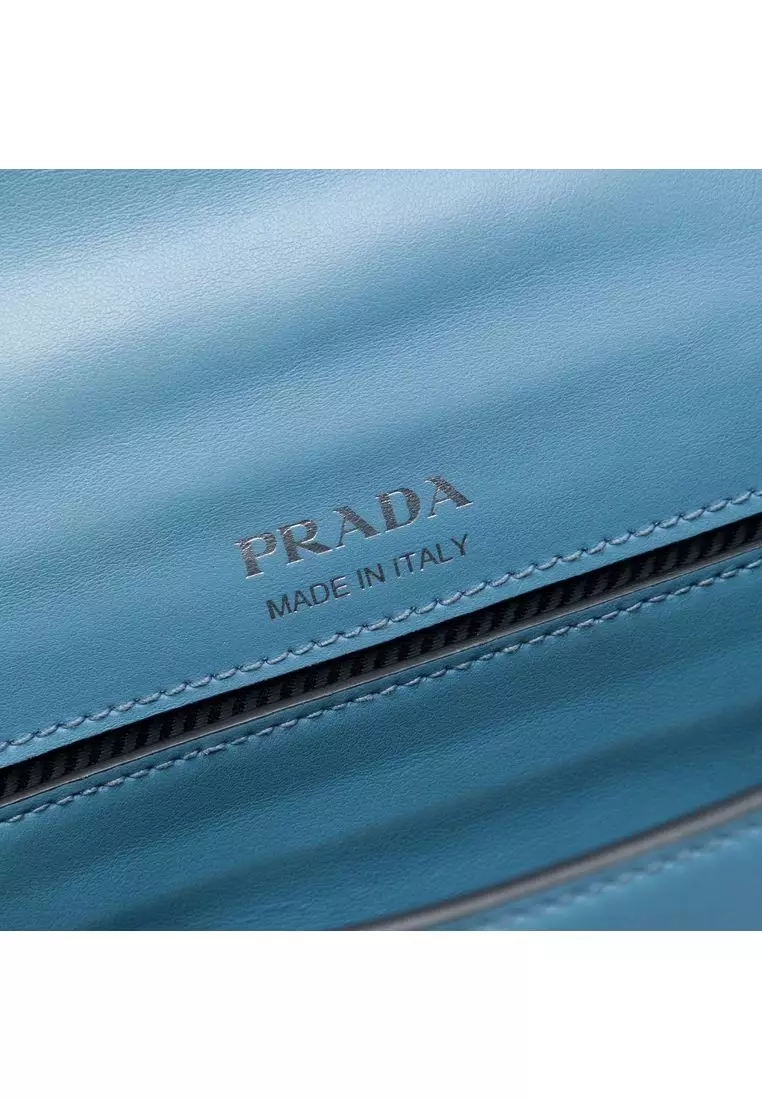 Pre-Loved Prada City Calf Plex Ribbon Crossbody