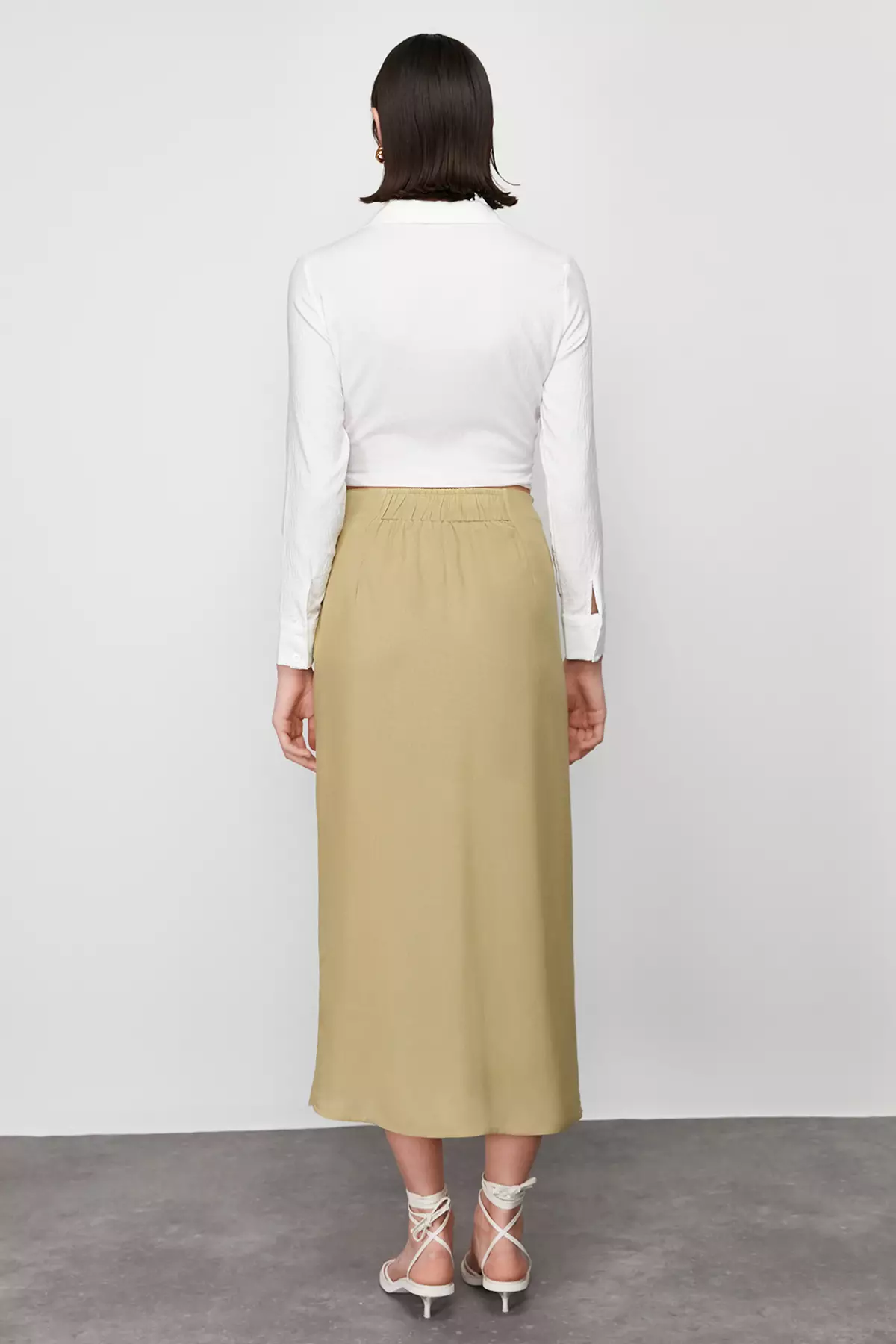 Maxi Skirt with Tied Detail