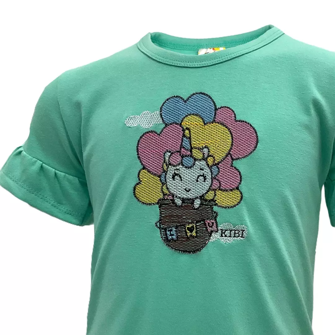 Kibi Kaos Anak Perempuan Bordir Character 10608517