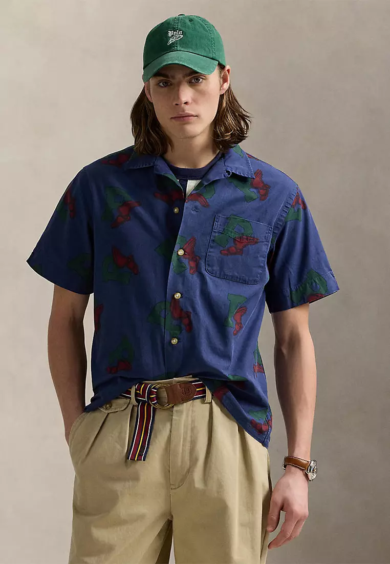 Classic Fit P-Wing Camp Shirt