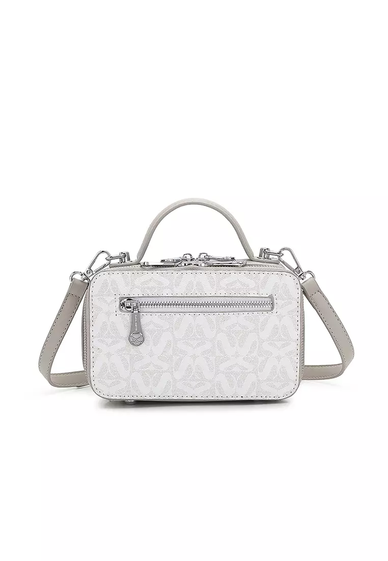 Women's Top Handle Bag / Sling Bag / Crossbody Bag / Shoulder Bag - White