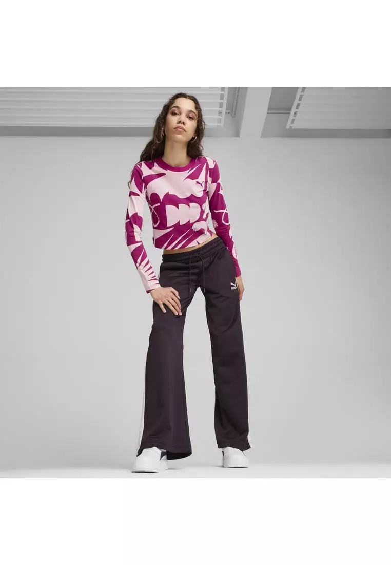 T7 女子低腰針織長褲