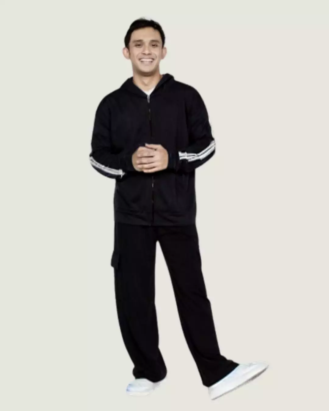 Jaket Hoodie Pria Jemmy - HITAM