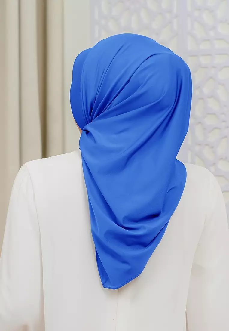 HIJAB INSTAN SOFTPAD AMEENA - ROYAL BLUE