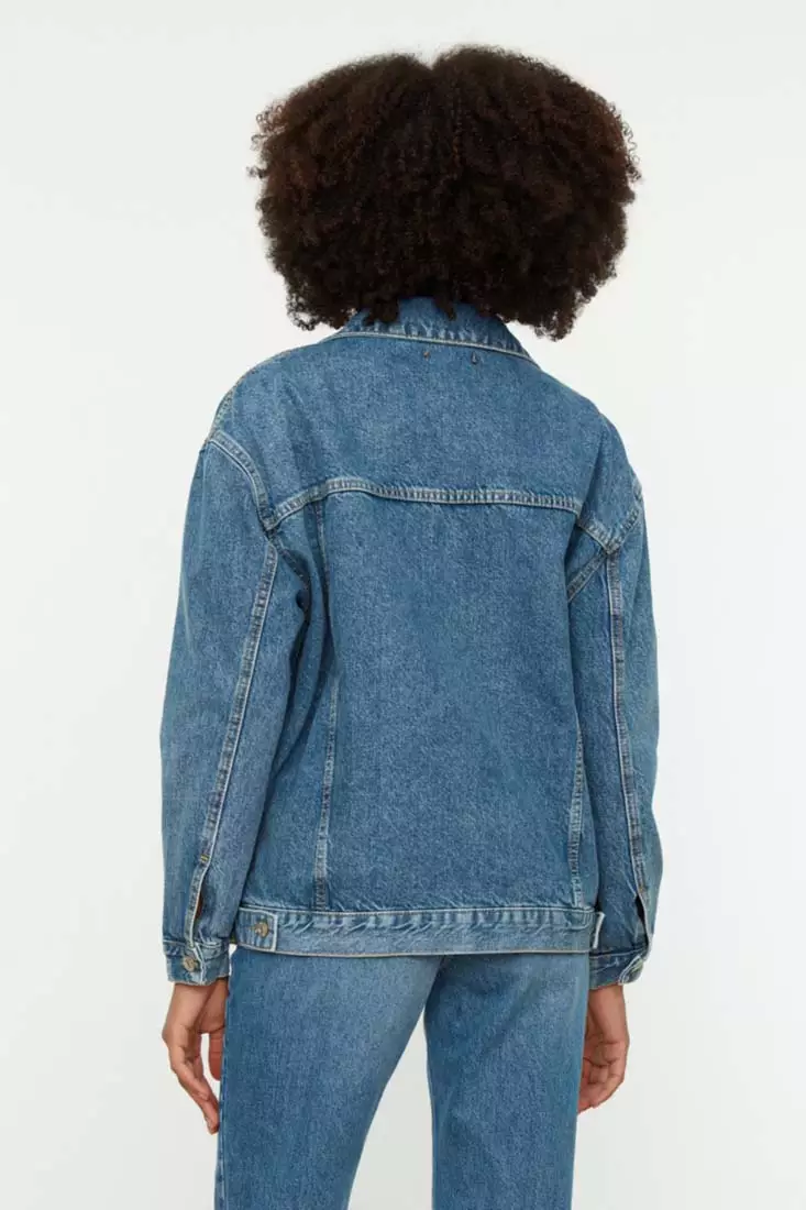 Long Sleeves Trucker Denim Jacket