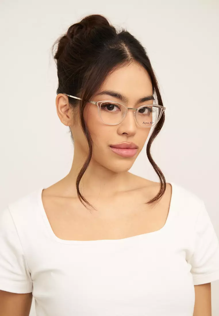 AA8021 (C7-Clear / Silver) Anti-Radiation Computer Eyeglasses for Men/Women