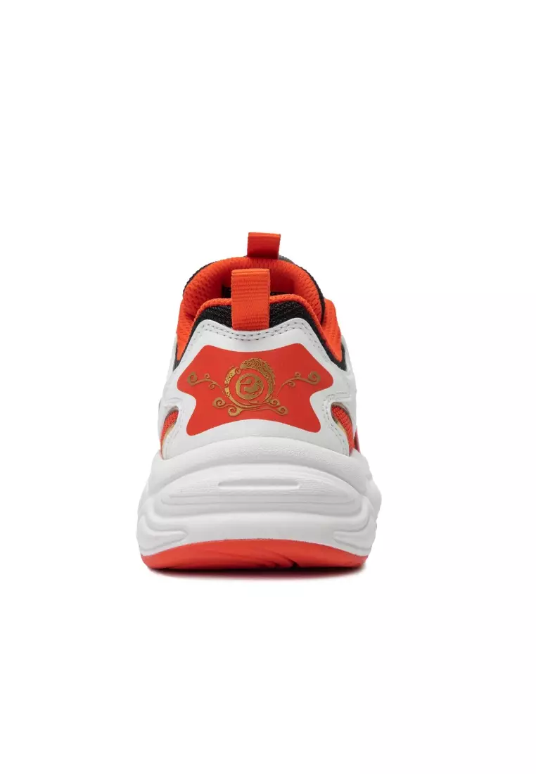 Chunky Sneaker Off-White/Red (Little Kids)