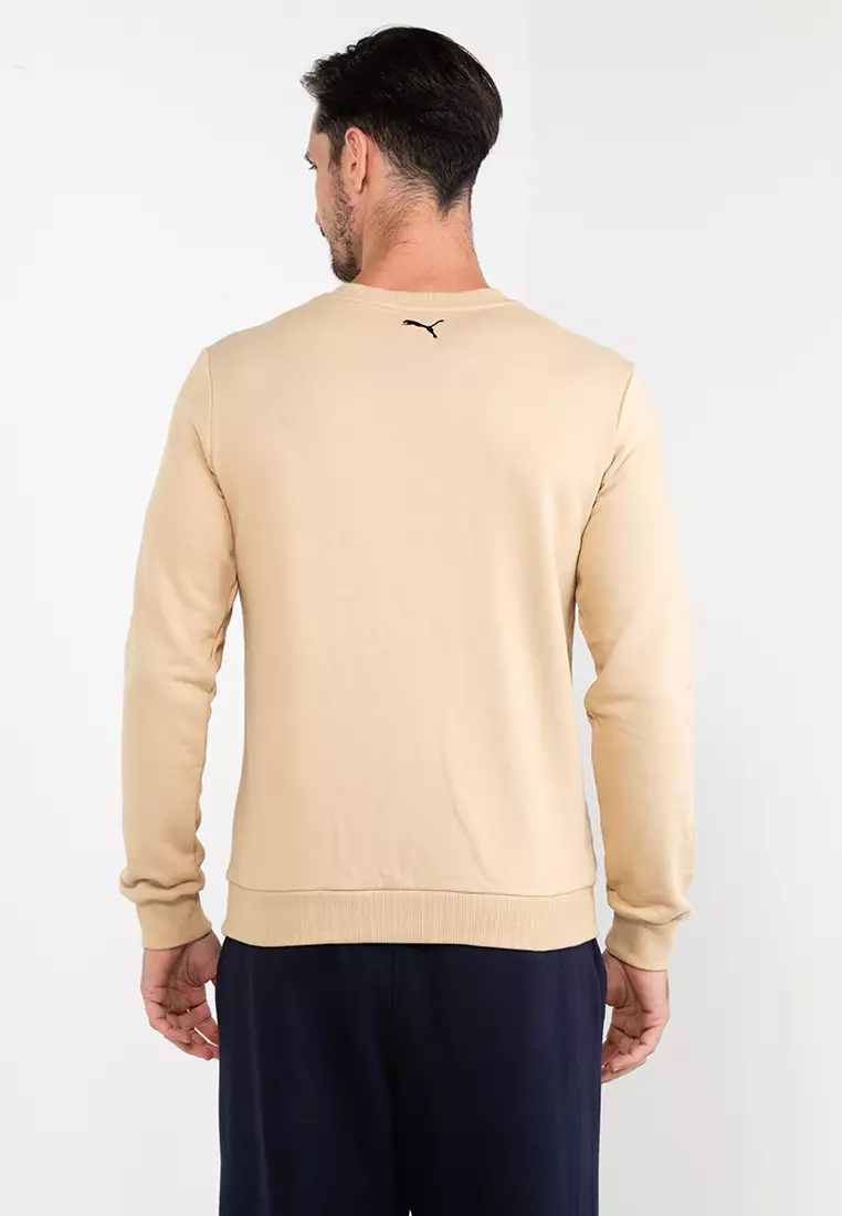 Men's french terry crewneck sweatshirt sale