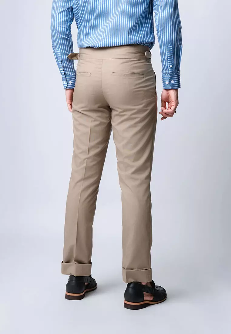 Gurkha Buckle Pants Khaki