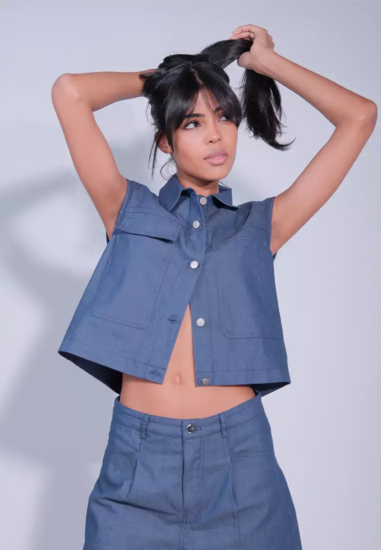 DNM Studios x Raxenne Isabelas Sleeveless Top