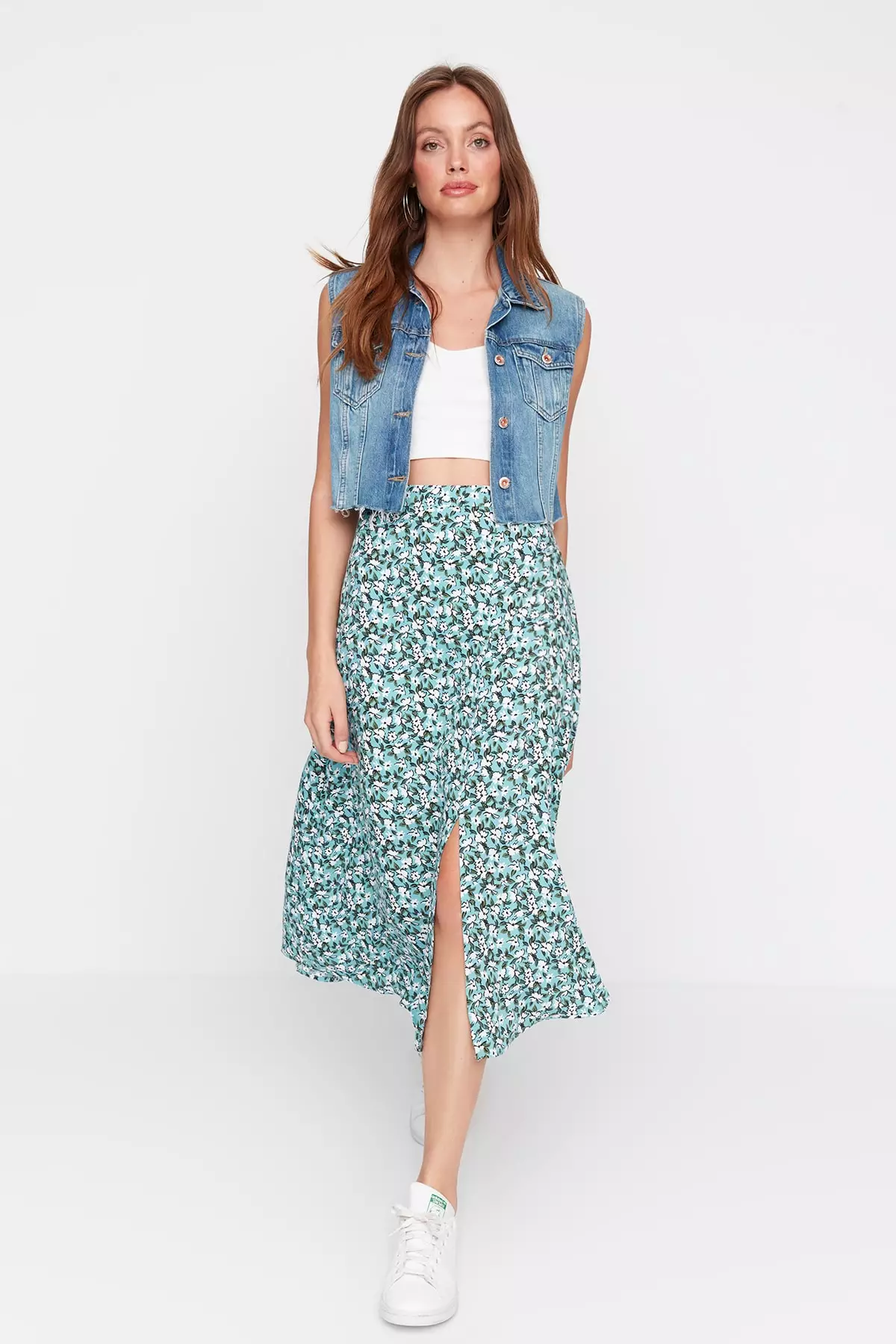 Floral Patterned Skirt