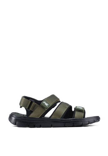 Louis Cuppers green Casual Sandals 41DEBSHB90036CGS_1