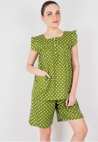 Ownfitters Pokka Sleepwear Set - Green