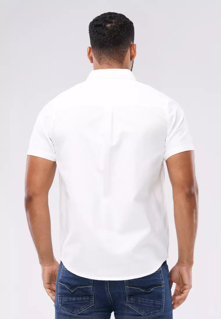 Woven Oxford Polo Short Sleeves