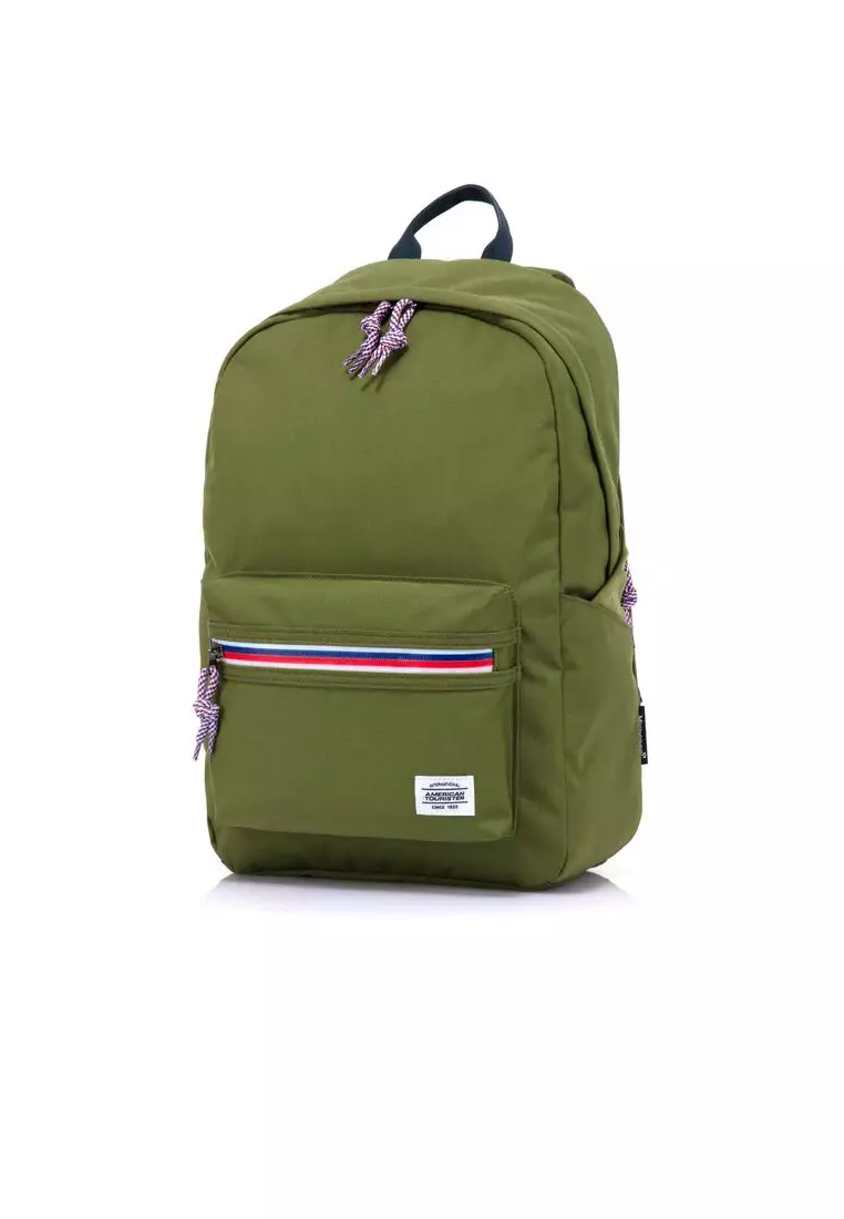 American tourister 2024 olive green backpack