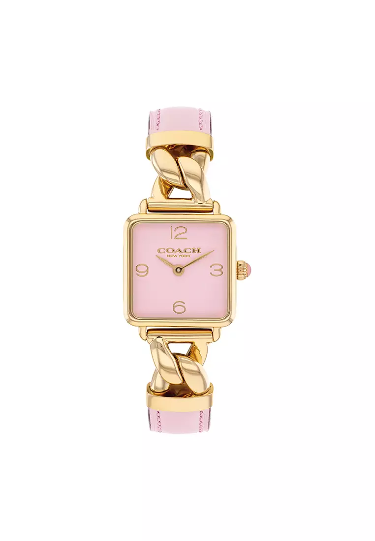 Buy Coach Cass Pink Leather Strap Analog Watch CO-14504556 2026 Online ...
