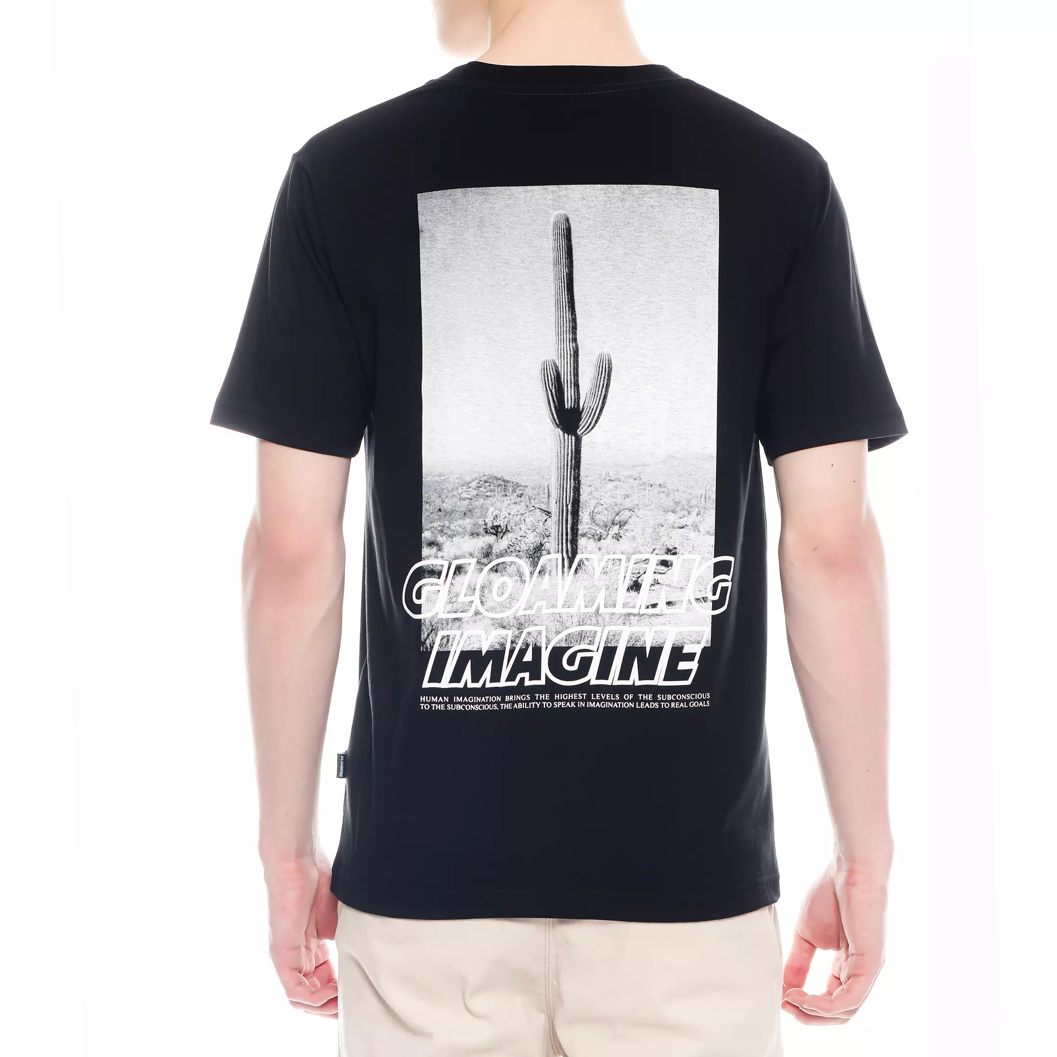 Kaos Design Imagination Hitam Unisex