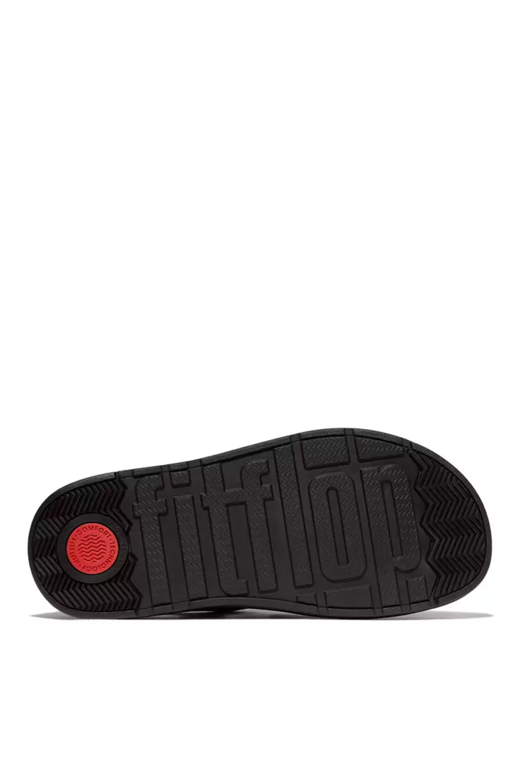 GEN-FF Women's Leather Fisherman Sandals - All Black (IZ1-090)