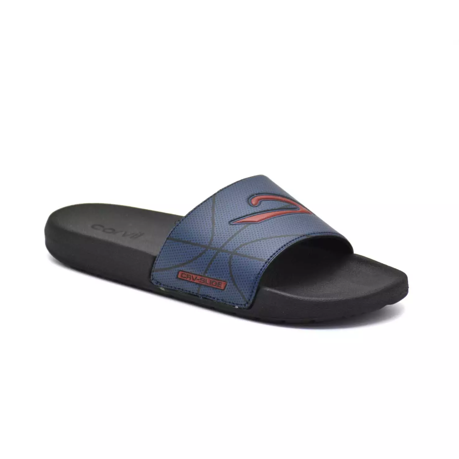 Carvil Sandal Slider Anak Sevilla-SK Black/ Navy