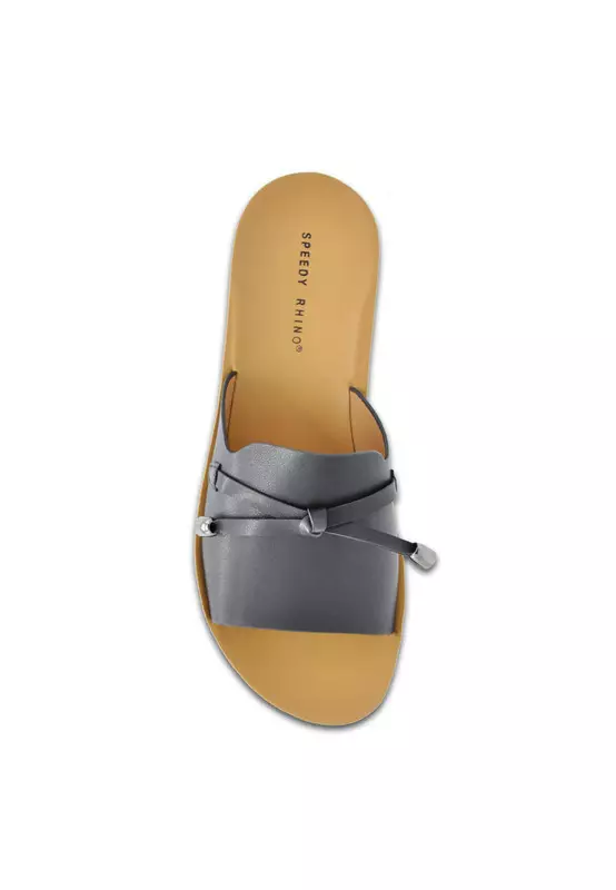 Ribbon Slip On Sandals