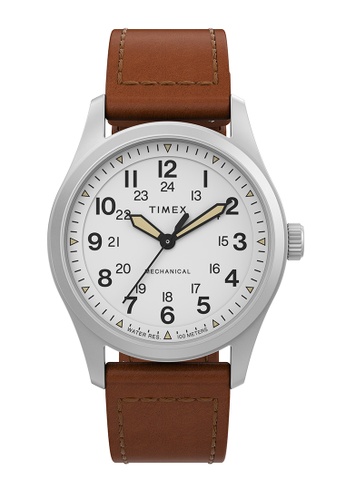 Buy Timex Timex Expedition North Field Post Mechanical 38mm Eco-Friendly Leather  Strap Watch - Stainless Steel, Brown (TW2V00600) 2023 Online | ZALORA  Singapore