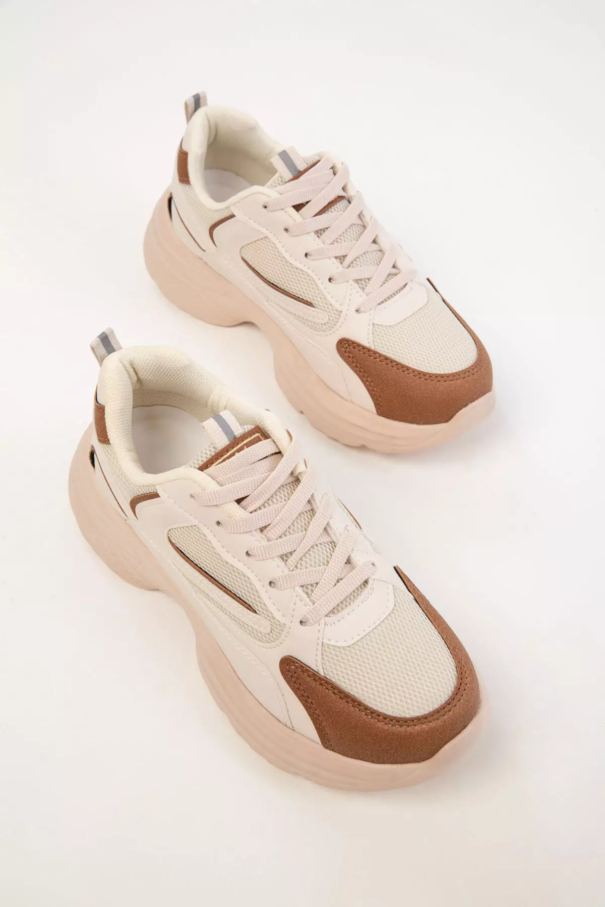 Beige-Tan Women's Sneaker 20413