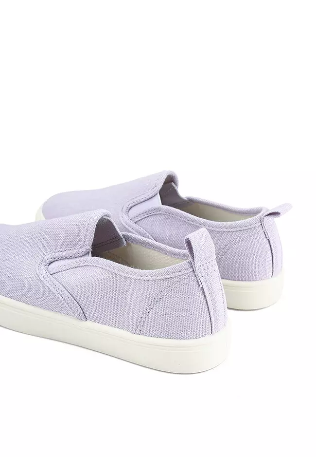 Purple slip deals on sneakers