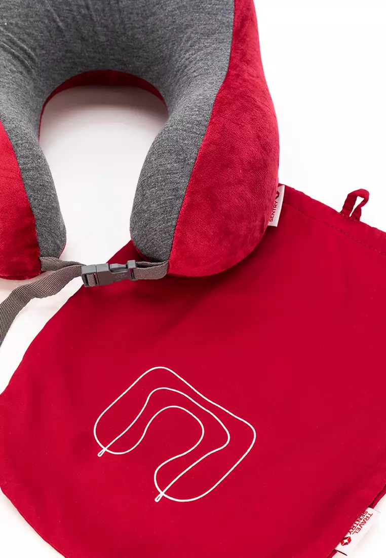 Perfect Rest Travel Neck Pillow Red
