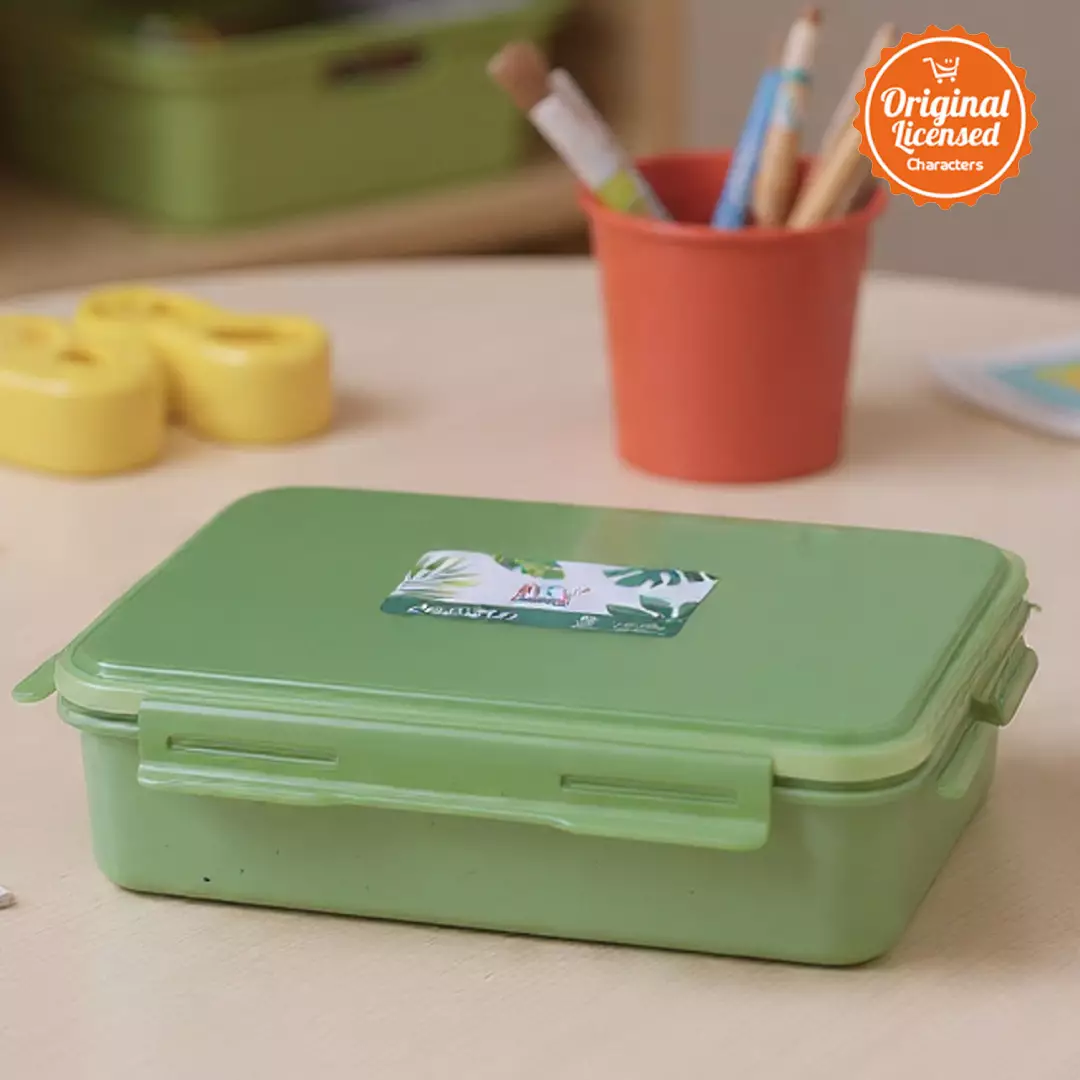 Tempat Makan Sekat 1 Liter Food Grade – Lunch Box Anak & Dewasa Hijau Army