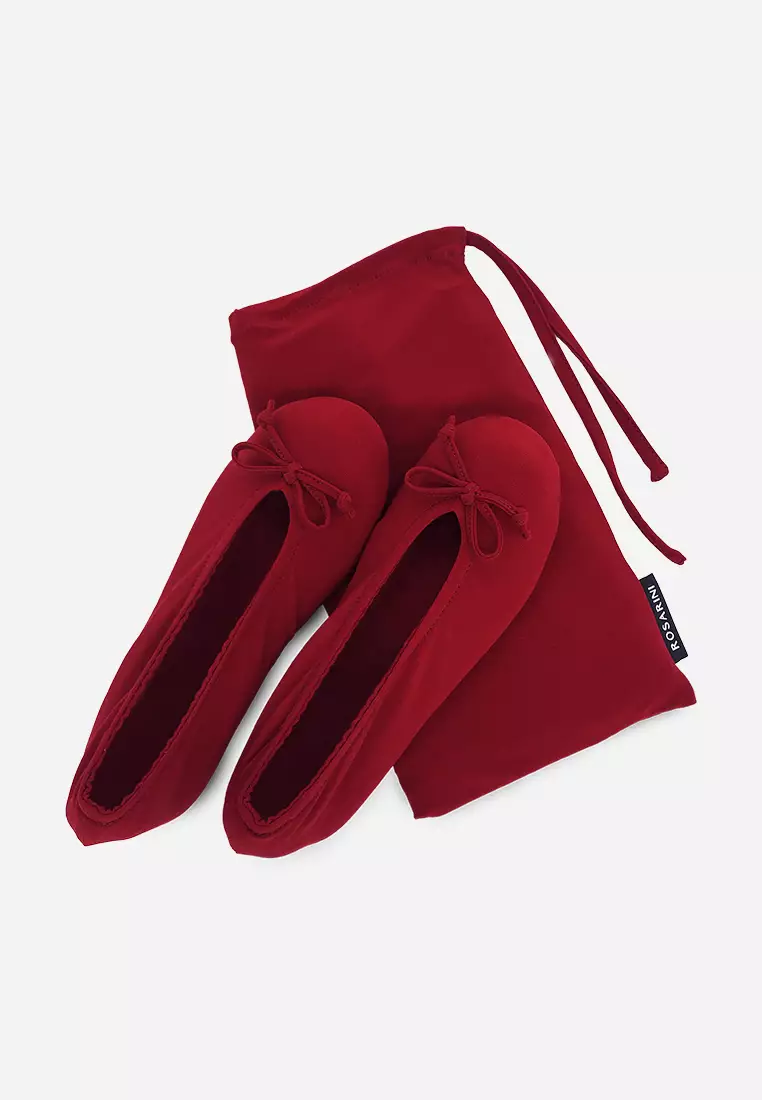 Red on sale ballerina slippers