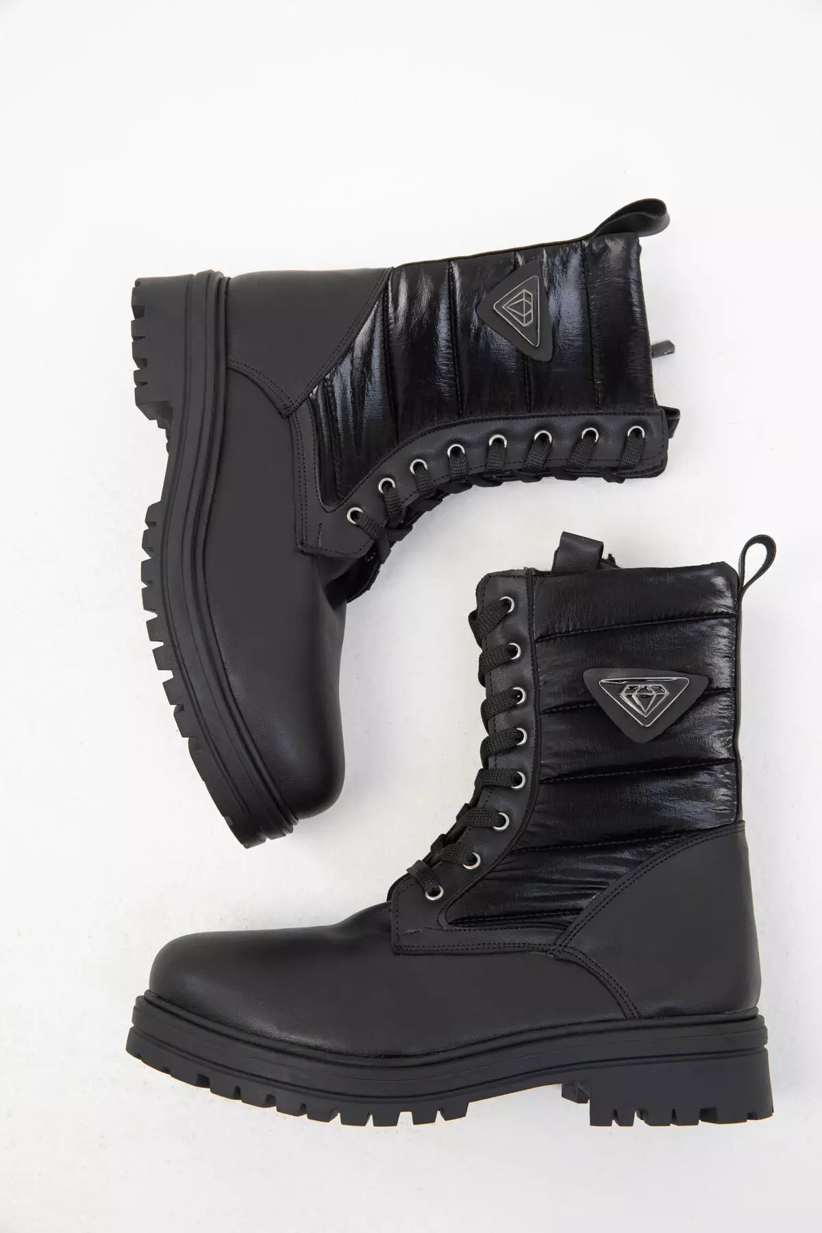 Women's Black Boots - 20047 Model Bootie
