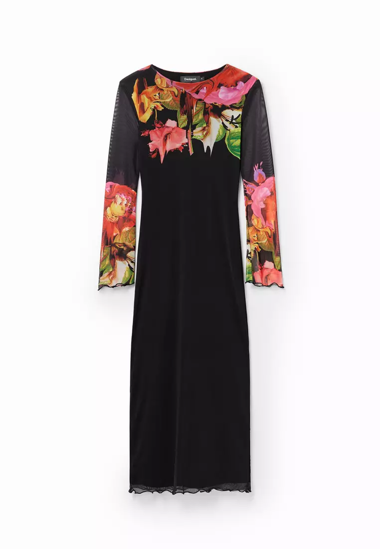 M. Christian Lacroix floral tulle dress