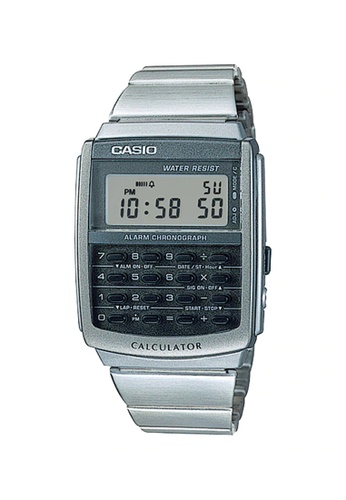 CASIO silver Casio Vintage Calculator Watch (CA-506-1) EA7EAAC6B020DEGS_1