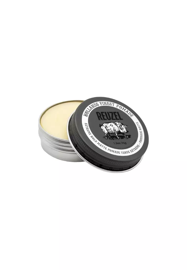 Reuzel New Packaging Hair Pomade Variation 3.38OZ/95G and 1.3OZ/35G - Extreme Hold Matte