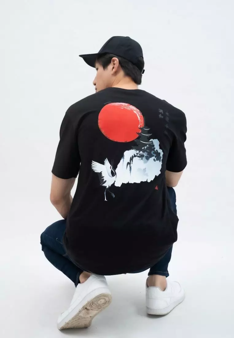 Houseofcuff T-shirt Kaos Hitam Motif Minka Japan Tersedia Size S-4XL