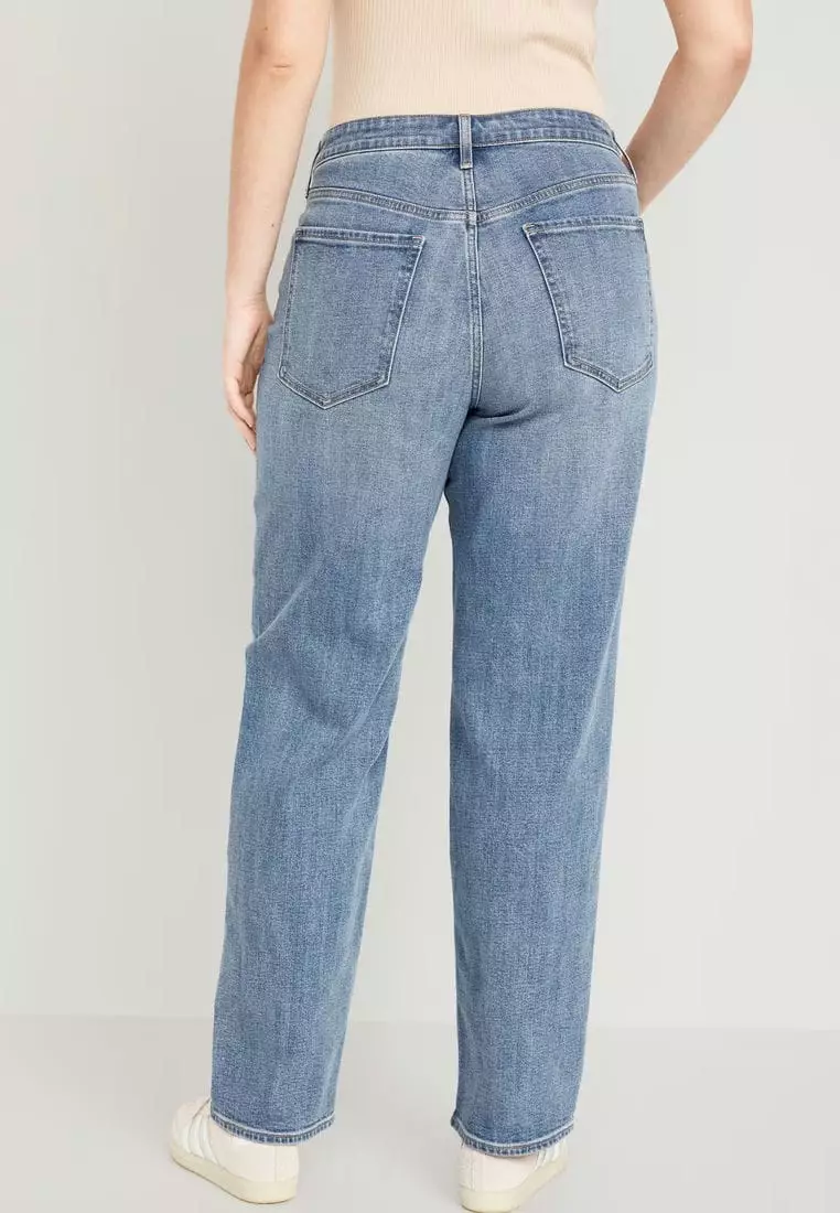 High-Waisted Og Loose Jeans For Women