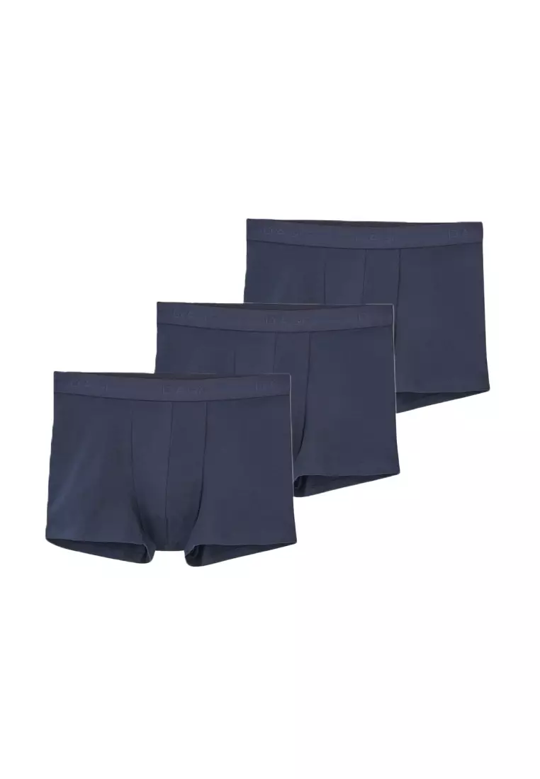 DAGİ 3-Pack Navy Basic Boxer, Regular Fit, Underwear for Men 2025 | Buy ...