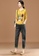 A-IN GIRLS yellow Casual Printed Hooded Sweater 01FE8AA3B9ED3DGS_5