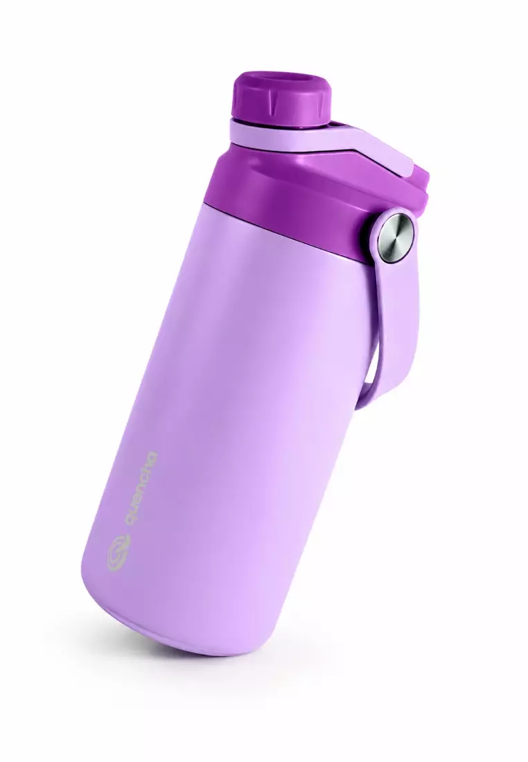 14oz Insulated Tumbler Double Wall BPA Free Poply Vacuum Flask - Purpy