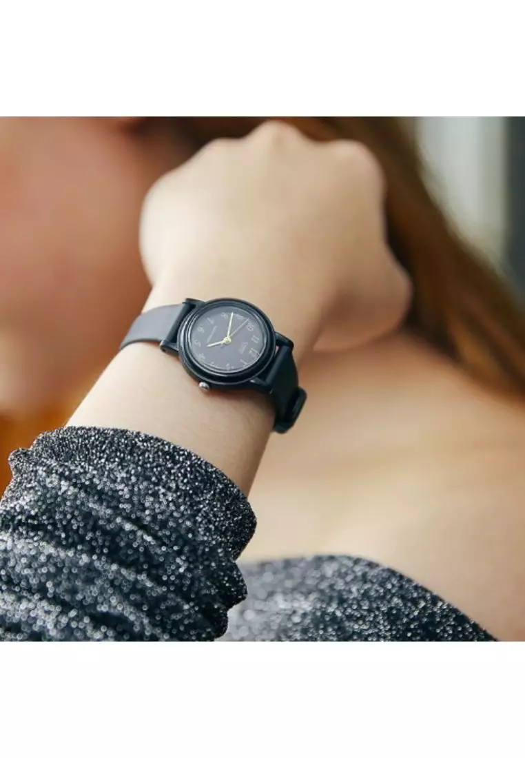 Women's Analog Watch LQ-139AMV-1L Black Resin Band Ladies Watch