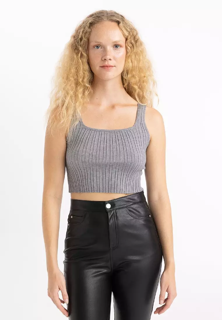 Fitted Crop Tank Top