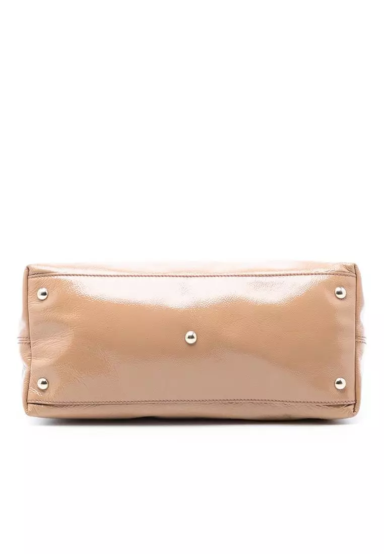 Pre-Loved Gucci Small Patent Soho Working Satchel