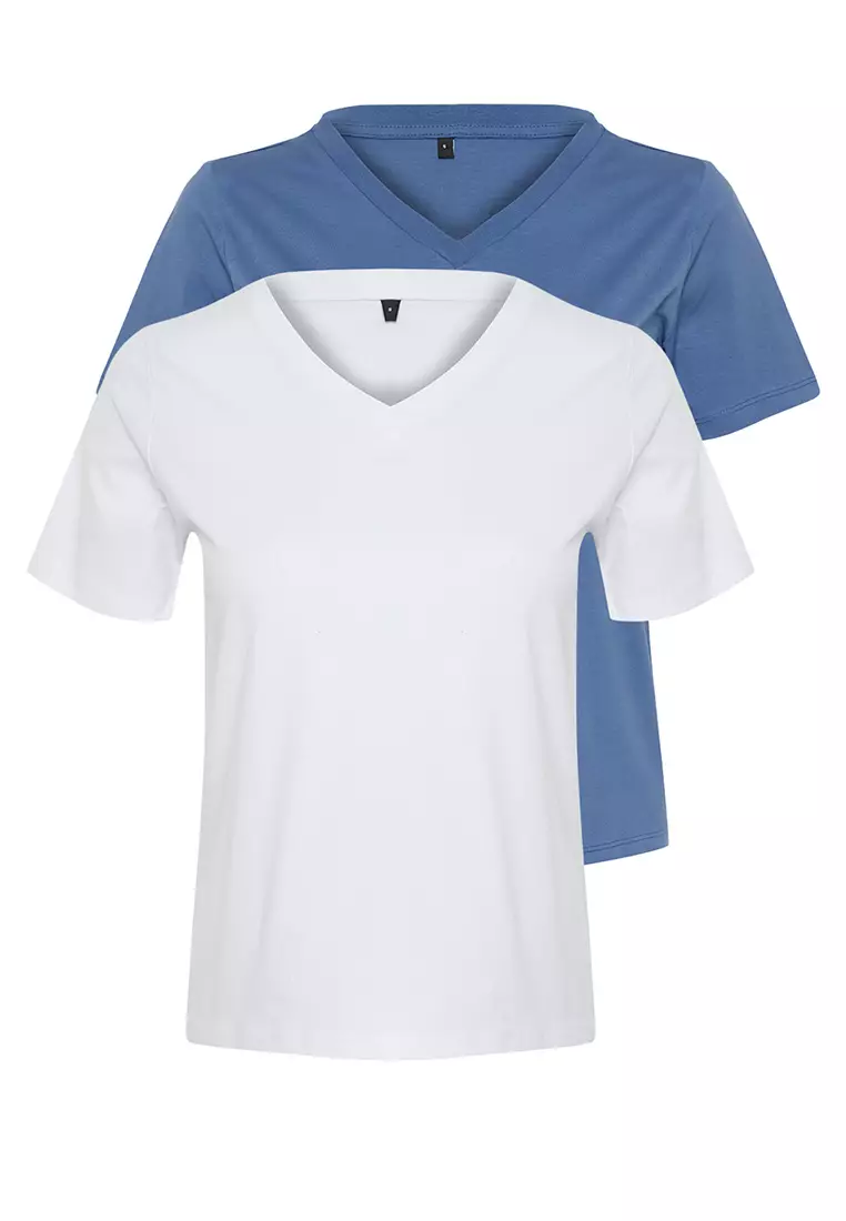 2-Pack V-Neck T-Shirts