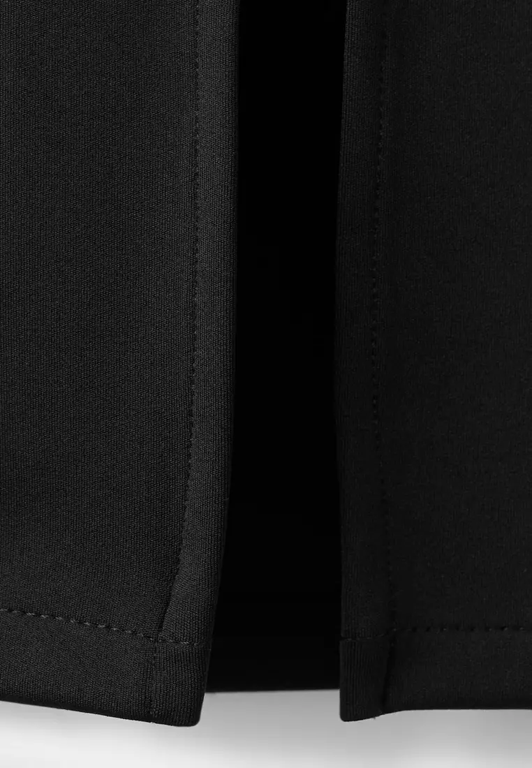 Fitted V-Neck Dress