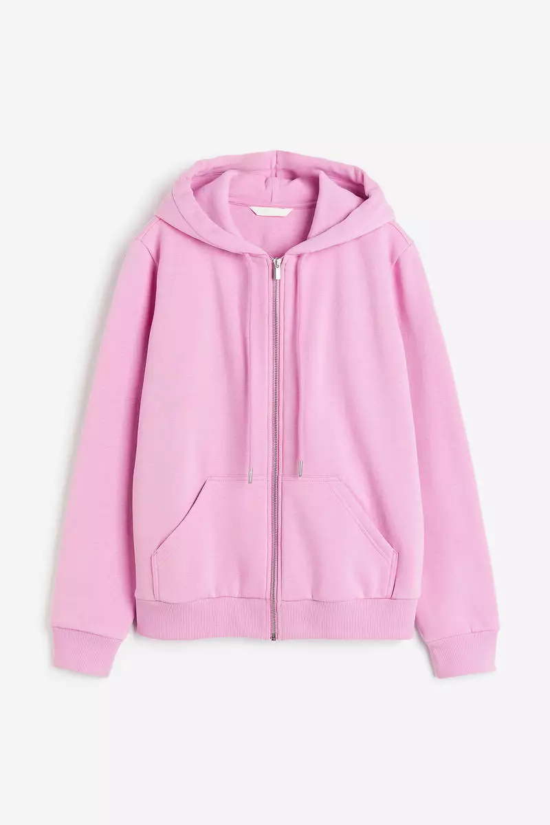 Zip-through hoodie