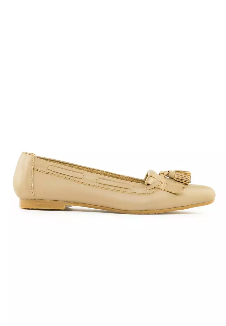 Discount on Bibo  shoes - SKU: Cherub Leather Ballet Flats