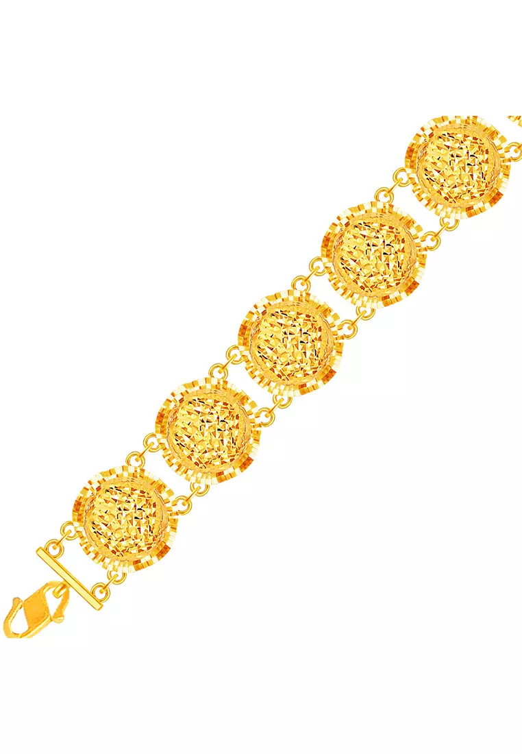 916/22K Gold Topi Bracelet T63