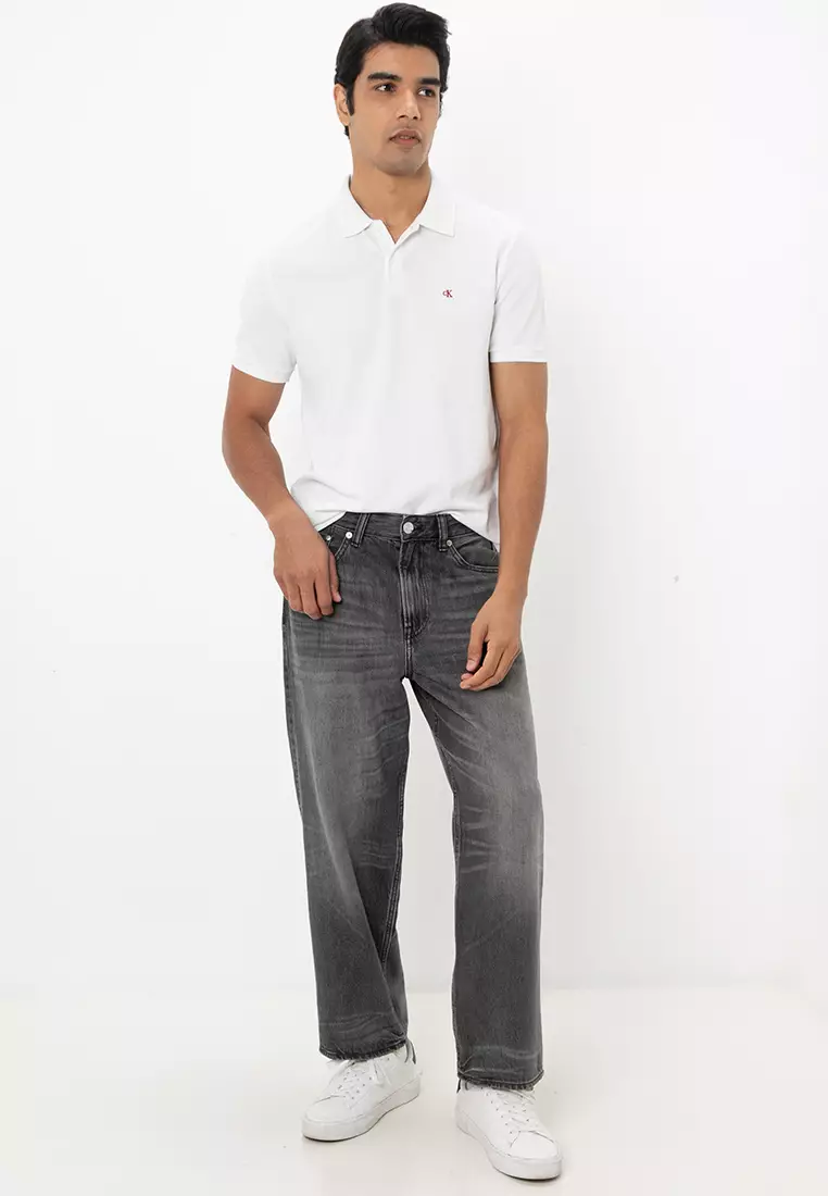 Monogram Pique Polo Shirt - Calvin Klein Jeans