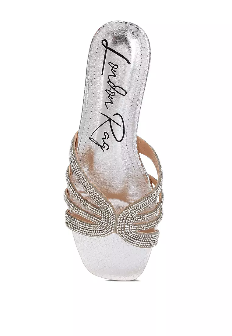 Flat Potong Berlian Imitasi Perak