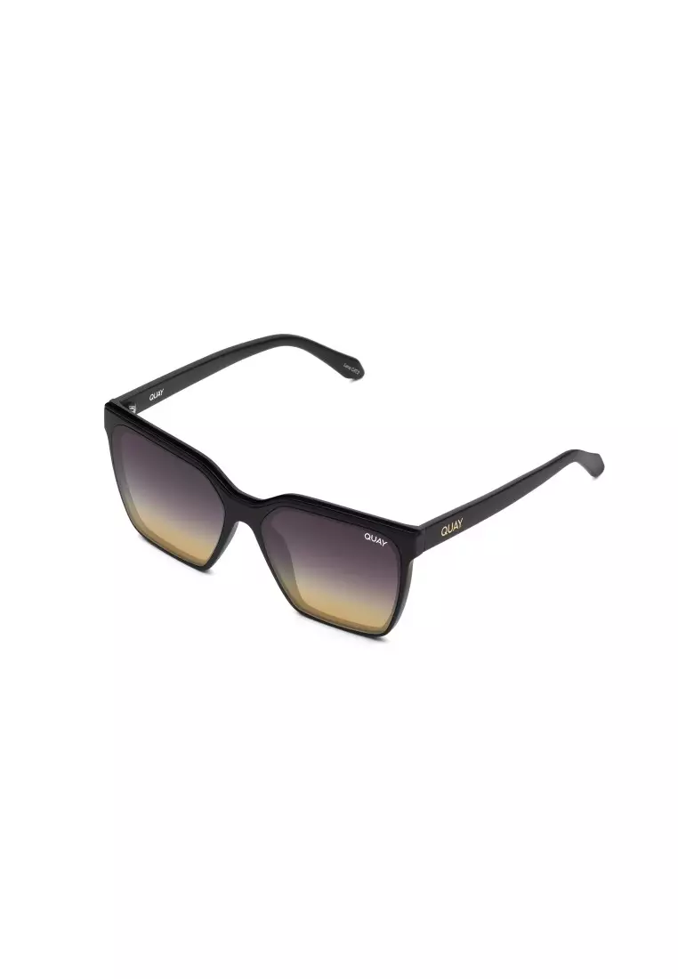 Level Up Sunglasses - Matte Black/Black Gold